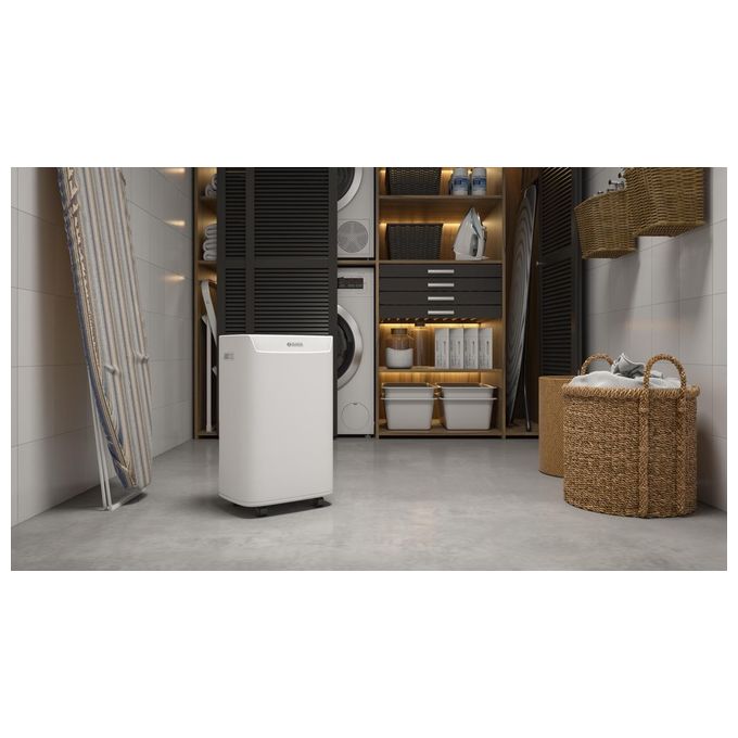Olimpia Splendid AQUARIA-S1-10P Aquaria S1 Deumidificatore Portatile 10 L 24h fino a 45 m² 40 dB Timer Display LCD colore Bianco