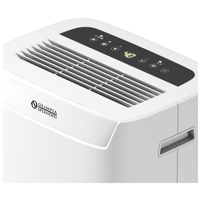 Olimpia Splendid AQUARIA-S1-10P Aquaria S1 Deumidificatore Portatile 10 L 24h fino a 45 m² 40 dB Timer Display LCD colore Bianco