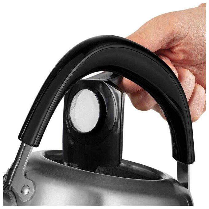 Russell Hobbs 28130-70 Stylevia Bollitore elettrico 1,5 L 2200 W base 360° spegnimento automatico colore Nero Acciaio inox