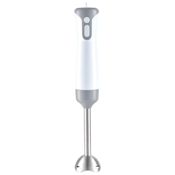 Melchioni Family MIXXXO TRIO Frullatore a Immersione 400W 2 Velocita' Lame Acciaio Tritatutto 500ml colore Bianco Grigio