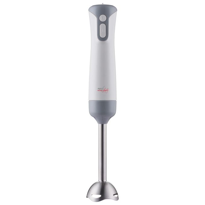 Melchioni Minipimer Mixxxo Steel Mixer ad Immersione 400W Lama Acciaio con Gambo in Acciaio