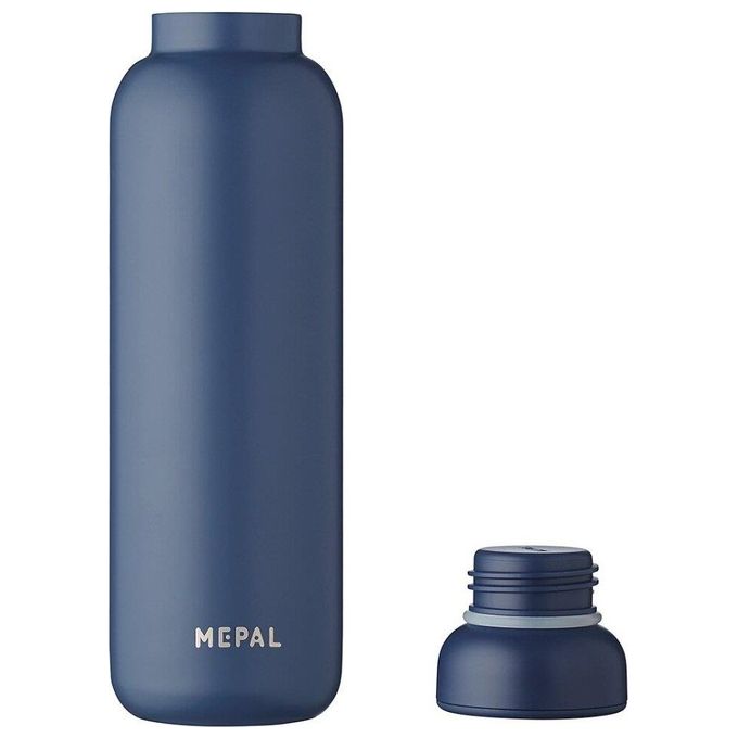 Mepal 104171016800 Ellipse Borraccia Termica a Doppia Parete 500 ml Acciaio Inossidabile BPA Free Caldo 12 Ore Freddo 24 Ore colore Nordic Denim