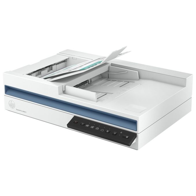 HP 20G06A#B19 Scanjet Pro 3600 f1 Scanner Piano e ADF Duplex A4 1200x1200 dpi 30 ppm USB colore Bianco