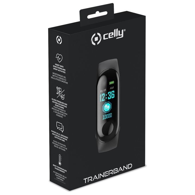 Celly Trainer Smartband Nero