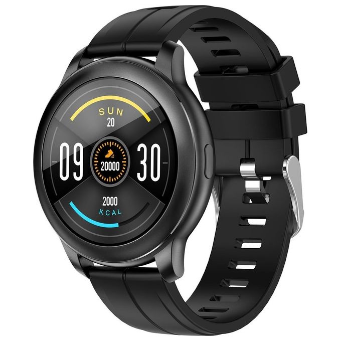 Celly TRAINERROUNDBK Smartwatch Sportivo con Display Touch 1.69 Pollici GPS Integrato Impermeabile fino a 1 m colore Nero