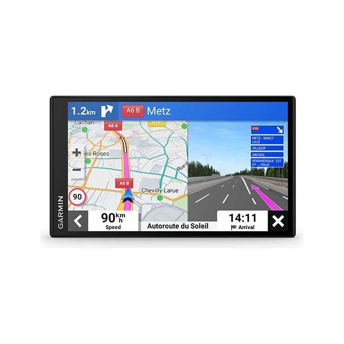 Garmin 010-02470-10 DriveSmart 76 MT-S Navigatore GPS 7'' TFT Touch Screen Mappe Europa Bluetooth Wi-Fi colore Nero