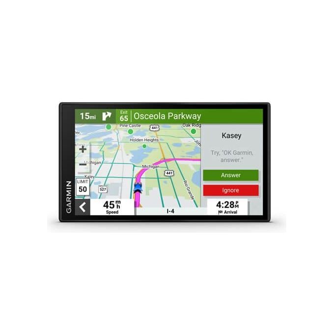 Garmin 010-02469-10 DriveSmart 66 Navigatore GPS per Auto Display 6'' Mappe Europa Wi-Fi Bluetooth Traffico Live colore Nero