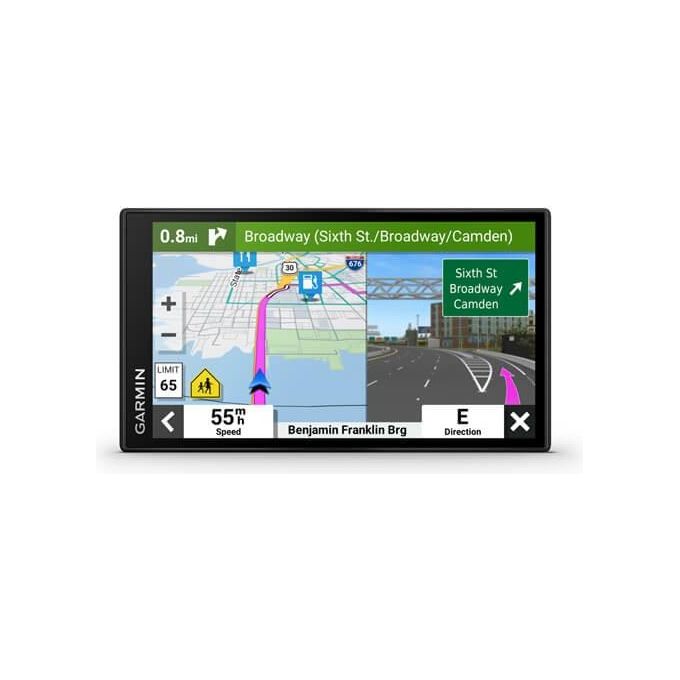 Garmin 010-02469-10 DriveSmart 66 Navigatore GPS per Auto Display 6'' Mappe Europa Wi-Fi Bluetooth Traffico Live colore Nero
