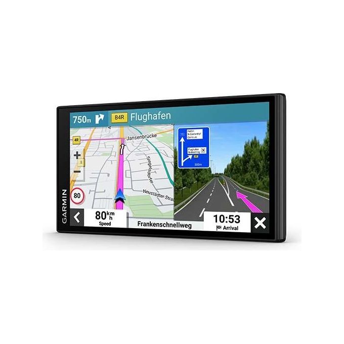 Garmin 010-02469-10 DriveSmart 66 Navigatore GPS per Auto Display 6'' Mappe Europa Wi-Fi Bluetooth Traffico Live colore Nero