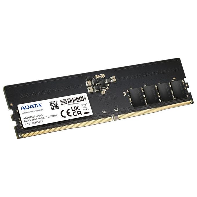 ADATA AD5U480016G-S Premier Memoria RAM DDR5 16 GB 4800 MHz CL40 288-pin DIMM colore Nero