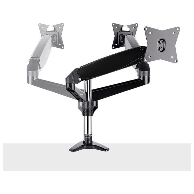 StarTech ARMPIVOTE2 Supporto per Monitor da Scrivania Braccio Singolo VESA 75x75 100x100 mm Regolabile in Altezza e Snodato Fino a 32'' o 49'' Ultrawide 8 Kg colore Nero