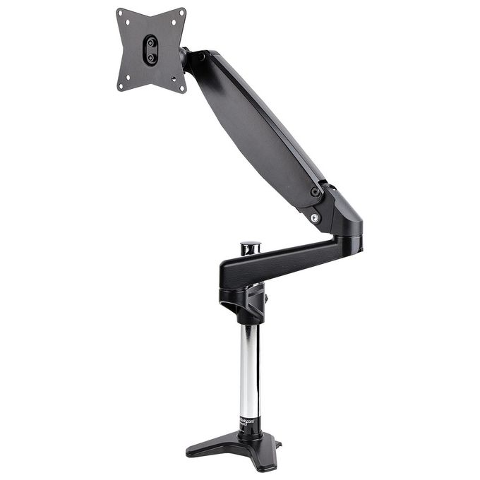 StarTech ARMPIVOTE2 Supporto per Monitor da Scrivania Braccio Singolo VESA 75x75 100x100 mm Regolabile in Altezza e Snodato Fino a 32'' o 49'' Ultrawide 8 Kg colore Nero