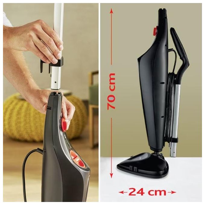 Vileda 4023103229716 Steam Plus Scopa a Vapore 1550 W 0.4 L riscaldamento 15 sec colore Nero
