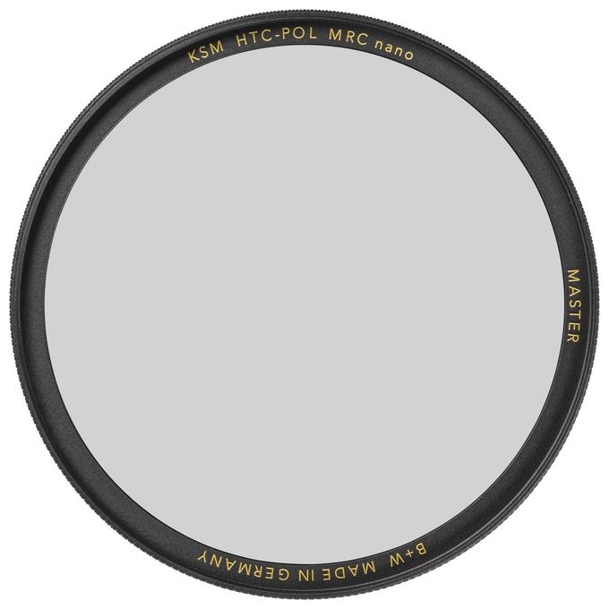 B+W 1101632 MASTER HTC-Pol Filtro Polarizzatore Circolare 67 mm con Rivestimento MRC nano e Montatura in Ottone colore Nero