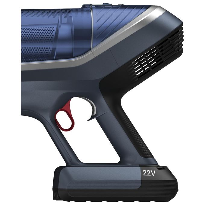Rowenta RH9680WO X-Force Aspirapolvere a bastone 2 in 1 Ciclonico 0,55 L 185 W 35 min colore Blu Grigio