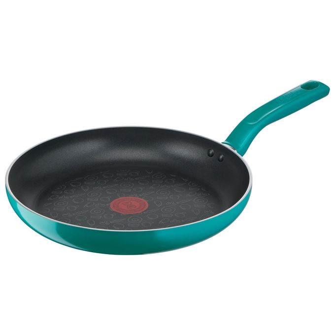 Tefal G804S404 Chefclub Set Pentole 5 Pezzi con Rivestimento in Titanio Antiaderente Tecnologia Thermo-Spot Compatibile Induzione colore Blu Menta