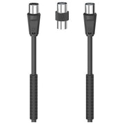 Hama Cavo antenna M-F con Adattatore M-M 85dB Ferrite 3mt Nero