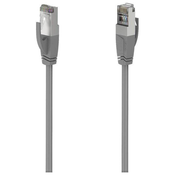 Hama Cavo di Rete Patch 8p8c M Rj 45-8p8c M Rj 45 Cat 5e Utp 5mt Grigio