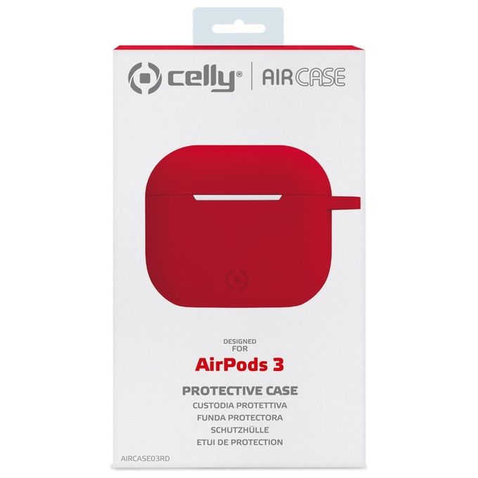 Celly AirPods 3 Case Rosso