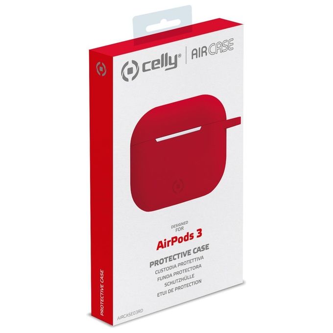 Celly AirPods 3 Case Rosso