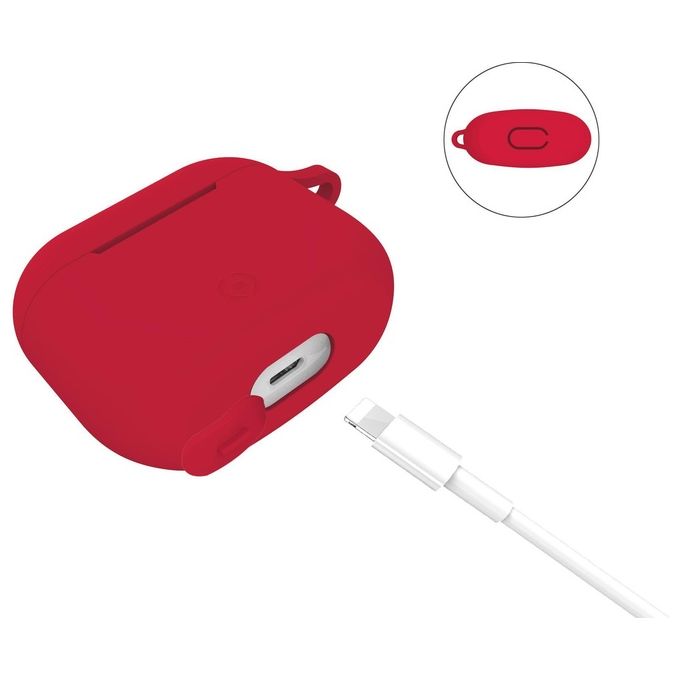 Celly AirPods 3 Case Rosso