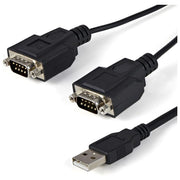 StarTech Cavo adattatore RS-232 USB FTDI a seriale 2 porta, con interfaccia COM