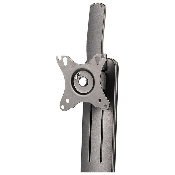 StarTech.com FPPNEUSTND Supporto da Tavolo per Monitor Regolabile Altezza 265-415 mm Inclinazione -15° +15° Rotazione 180° VESA 75x75 100x100 mm colore Nero