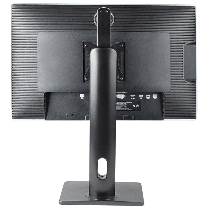 StarTech.com FPPNEUSTND Supporto da Tavolo per Monitor Regolabile Altezza 265-415 mm Inclinazione -15° +15° Rotazione 180° VESA 75x75 100x100 mm colore Nero