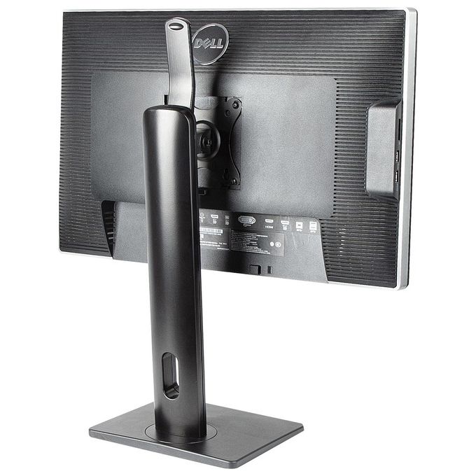 StarTech.com FPPNEUSTND Supporto da Tavolo per Monitor Regolabile Altezza 265-415 mm Inclinazione -15° +15° Rotazione 180° VESA 75x75 100x100 mm colore Nero