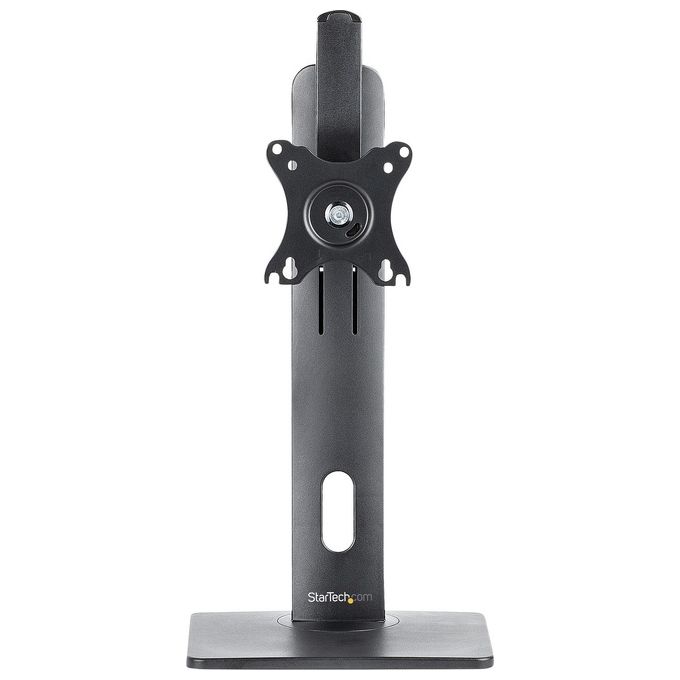 StarTech.com FPPNEUSTND Supporto da Tavolo per Monitor Regolabile Altezza 265-415 mm Inclinazione -15° +15° Rotazione 180° VESA 75x75 100x100 mm colore Nero