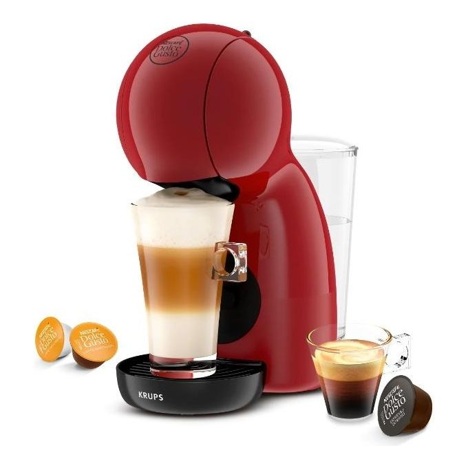 KRUPS 8432322531917 Piccolo XS Macchina da caffe' a capsule 0.8 L 15 bar 1600 W colore Rosso
