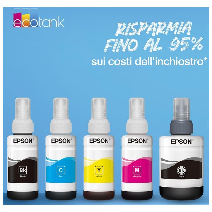 Epson C13t774140 Flacone di Inchiostro da 140ml, Nero, per Ecotank Et-4550