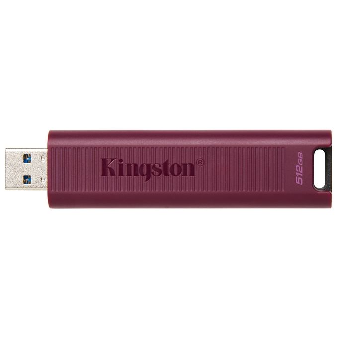 Kingston DTMAXA-512GB DataTraveler Max Chiavetta USB Tipo A 512 GB USB 3.2 Gen 2 1000 MB-s lettura 900 MB-s scrittura colore Rosso