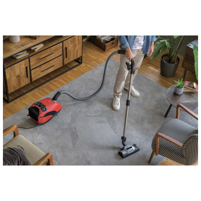 Hoover HE710HM011 H-Energy 700 Aspirapolvere a Traino con Sacco 5 L 850W 64 dB colore Rosso
