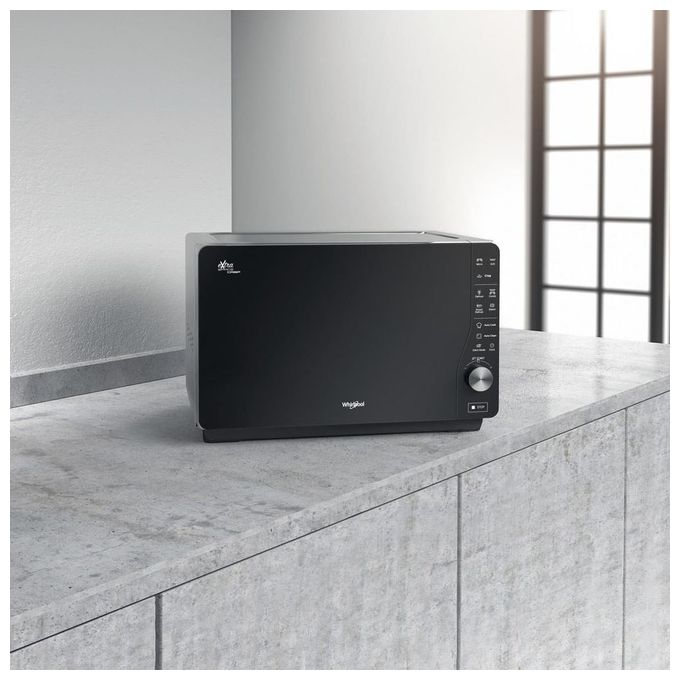 Whirlpool MWF 427 SL ExtraSpace Forno a Microonde con Grill 25 L 800 W Crisp Vapore Jet Start colore Argento