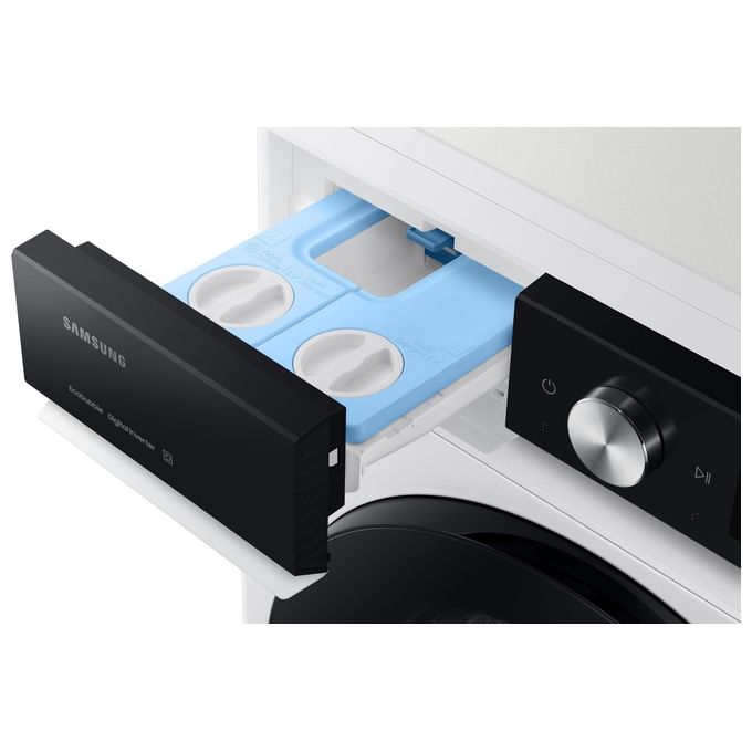 Samsung WW11DB7B94GEU3 BESPOKE AI Lavatrice Frontale 11 Kg 1400 rpm Classe A Ecodosatore Vapore Wi-Fi (85x60x60 cm) colore Bianco