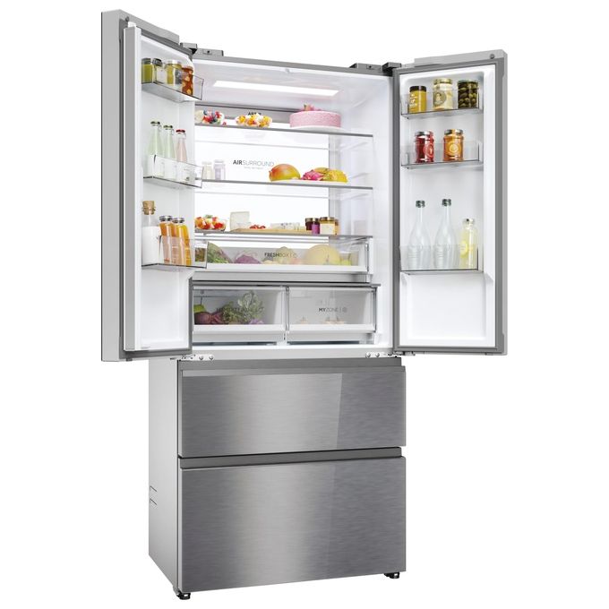 Haier HFR7819ENGC Serie 7 Frigorifero Multi Door 504 L 190 cm Classe E 36 dB No Frost WiFi colore Inox