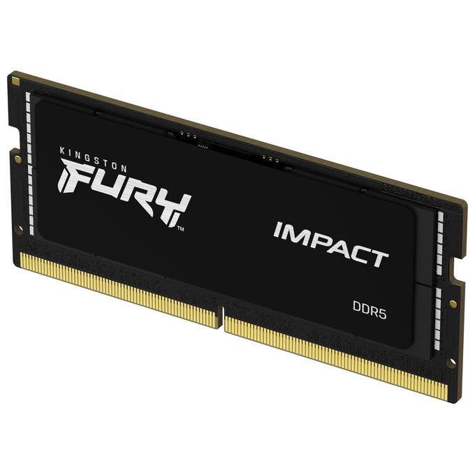 Kingston KF548S38IBK2-32 FURY Impact Memoria RAM DDR5 32 GB 2 x 16 GB 4800 MT-s CL38 colore Nero