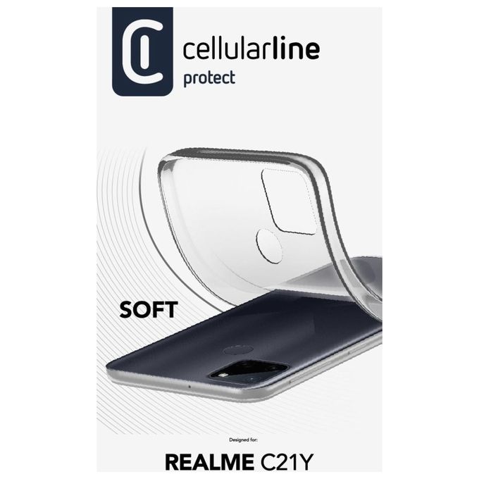 Cellular Line Cover Soft per Realme C21Y - C25Y Protegge e valorizza il design dello smartphone