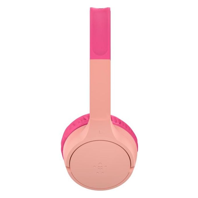Belkin AUD002BTPKV3 SoundForm Mini Auricolare Wireless Musica e Chiamate fino a 30 ore batteria Bluetooth 5.3 USB tipo-C e jack 3.5 mm colore Rosa