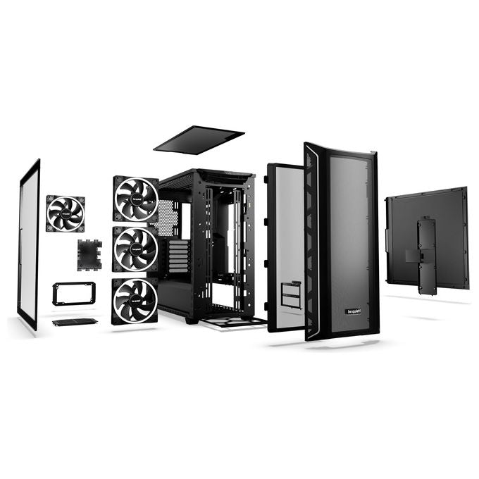 Be quiet! BGW63 Shadow Base 800 FX Case PC Midi Tower con Illuminazione ARGB e Pannello Laterale in Vetro Temperato colore Nero