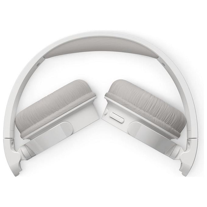 Philips TAH3209WT-00 Cuffia On-ear Wireless Bluetooth 5.3 Autonomia 25h Ricarica Rapida USB-C colore Bianco