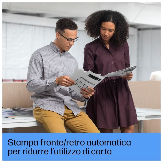 HP 2Z606F LaserJet Pro 4002dw Stampante Laser Singola Funzione A4 Monocromatica Fronte Retro 42 ppm 1200 dpi WiFi Gigabit Ethernet USB colore Bianco