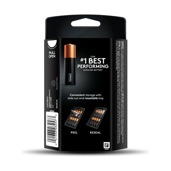 Duracell Batterie AA Stilo Optimum Confezione da 8 per Prestazioni Durature ed Efficienza Energetica Ideali per Dispositivi di Uso Quotidiano