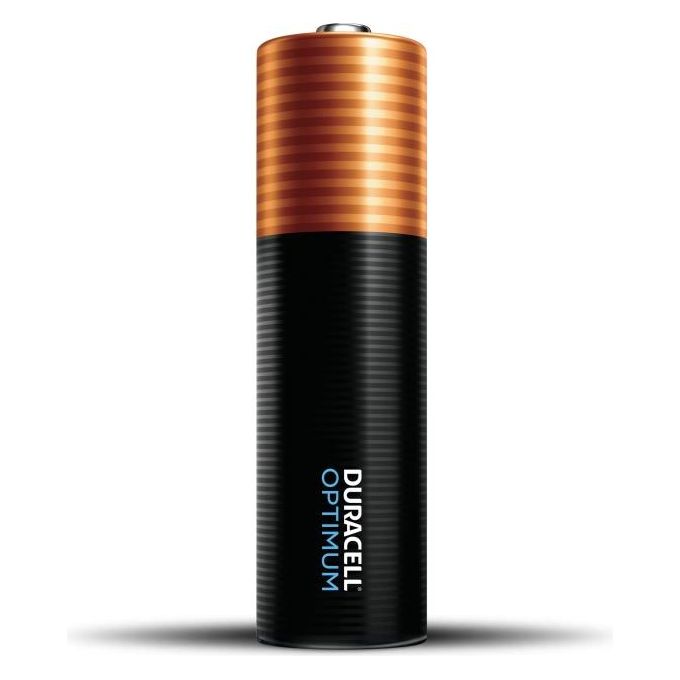 Duracell Batterie AA Stilo Optimum Confezione da 8 per Prestazioni Durature ed Efficienza Energetica Ideali per Dispositivi di Uso Quotidiano