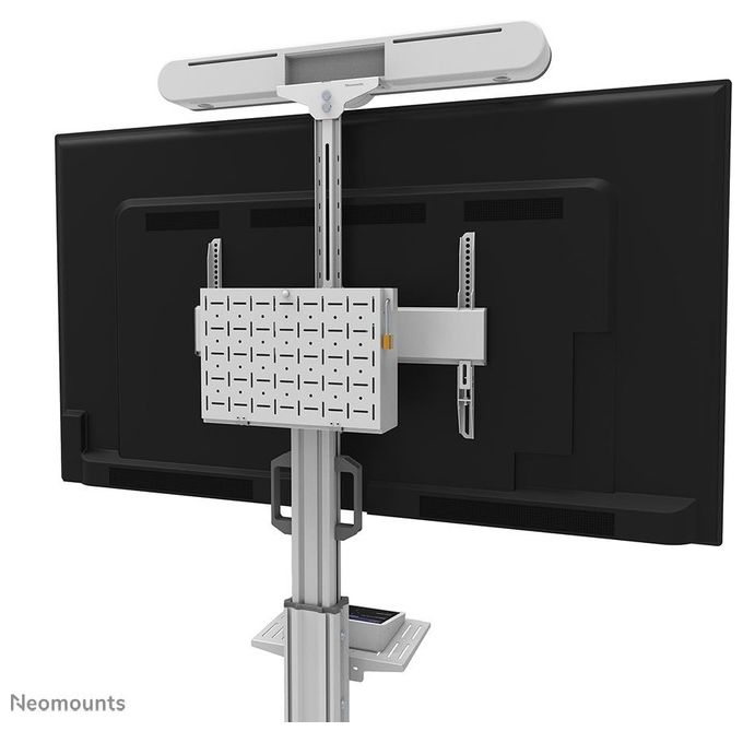 Neomounts FL50S-825WH1 Carrello TV da Pavimento Regolabile in Altezza 37-75'' VESA 100x100-600x400 mm 70 Kg TUV Certificato colore Bianco