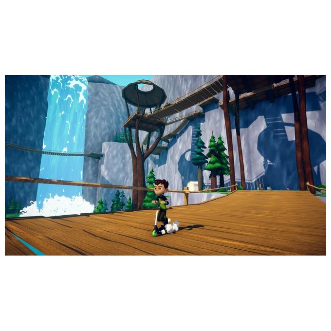 Bandai Namco 114199 Ben 10 Power Trip Videogioco per PS4 Avventura Multilingua 2 giocatori offline PEGI 7 colore Nero
