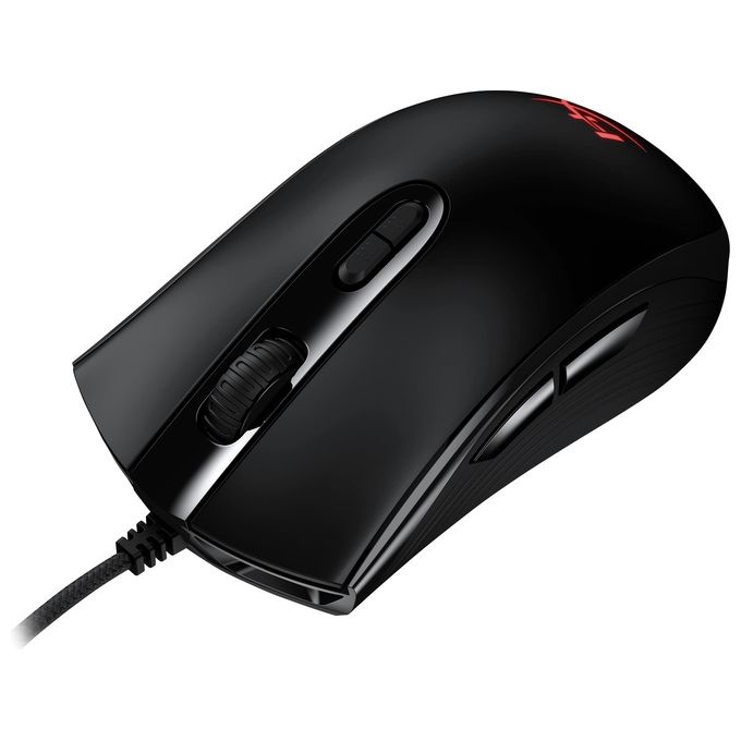 HyperX HX-MC004B Pulsefire Core Mouse Gaming Cablato 6200 DPI 7 Tasti Programmabili RGB colore Nero