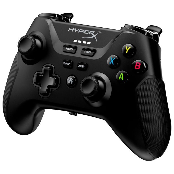 HyperX 516L8AA Clutch Controller Wireless Gamepad per Android e PC con Clip Mobile Batteria 600 mAh 19h colore Nero
