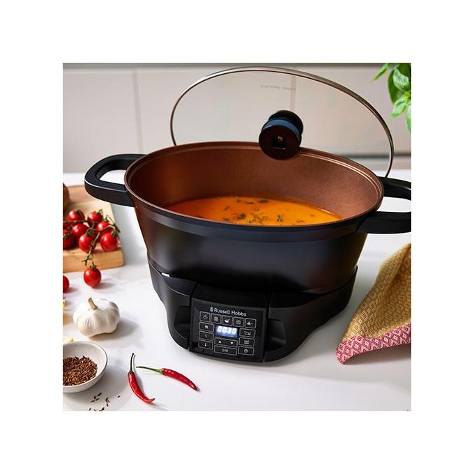 Russell Hobbs RH-MC-001 Good to Go Multicooker 6,5 L 750 W 8 Funzioni Cottura Display Digitale Ciotola Lavabile in Lavastoviglie colore Nero